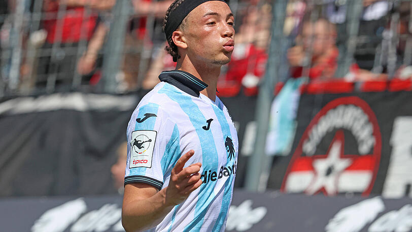 Traf gegen Ingolstadt erstmals f&uuml;r den L&ouml;wen: Samuel Althaus.