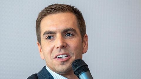 Philipp Lahm, ehemaliger Fußballprofi, spricht.