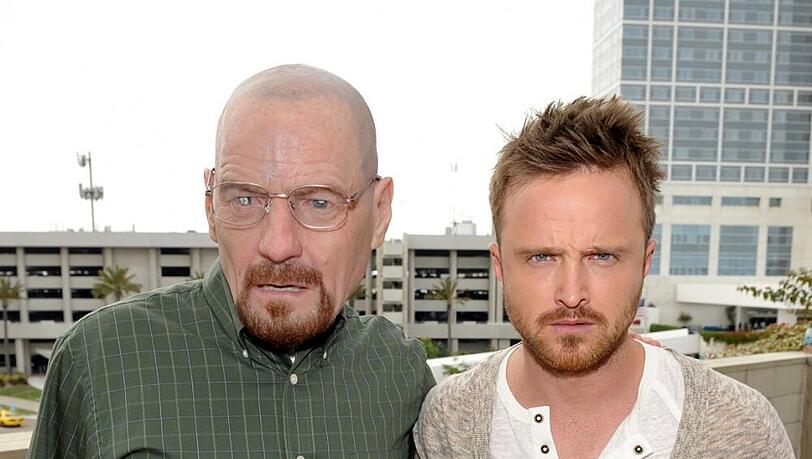 Die Hauptdarsteller in "Breaking Bad": Bryan Cranston (l.) und Aaron Paul