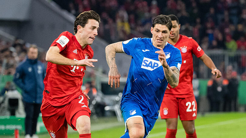 Odriozolas bislang einziger Auftritt für den FC Bayern: Sieben Minuten im DFB-Pokal gegen Hoffenheim-
