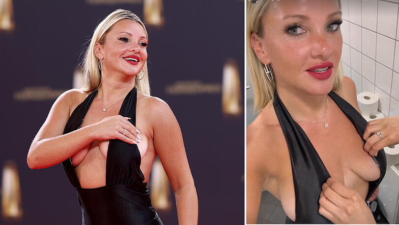 Zu freizügig? Nein, nur schlechte Klebestreifen, die das Kleid nicht halten, findet Evelyn Burdecki.