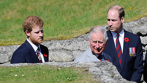 Prinz William (re.) bereitet sich auf seine Zukunft als K&ouml;nig vor. Wie er wohl &uuml;ber Harrys (li.) Rolle in der Monarchie denkt?
