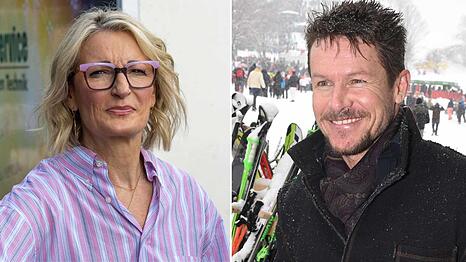 Monika Gruber nimmt Abschied von Felix Baumgartner.