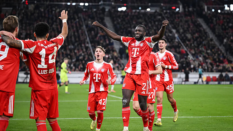 Will gegen Sporting Lissabon siegen: Der FC Bayern um Dayot Upamecano.