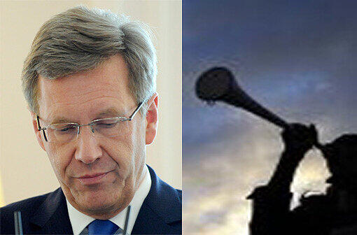 Mit Vuvuzelas wollen Internet-Aktivisten Christian Wulff am Donnerstag beim Großen Zapfenstreich in Berlin "den Marsch blasen".