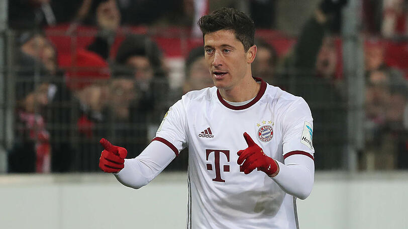 Einer der drei besten Angreifer: Robert Lewandowski vom FC Bayern.