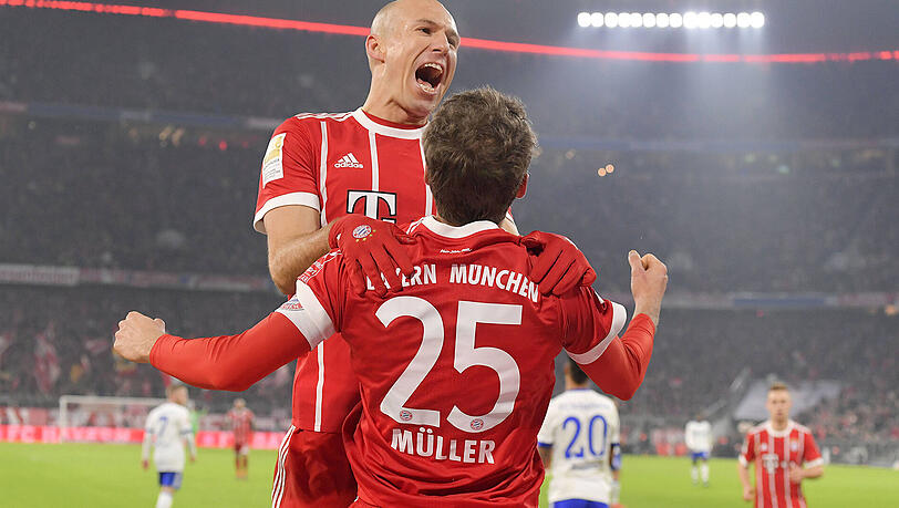 Ein glücklicher Müller macht den FC Bayern glücklich Ein glücklicher Müller macht den FC Bayern glücklich