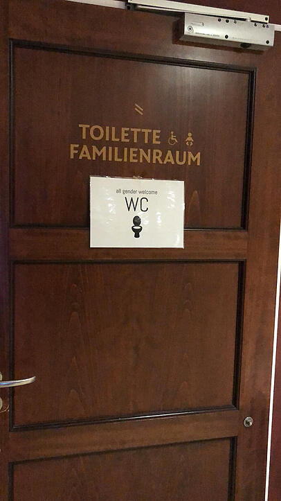 Auf dem Nockherberg gibt es wie vergangenes Jahr eine Toilette f&uuml;r alle Geschlechter.