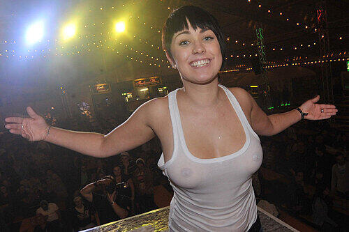 Wet t shirt contest Clearance