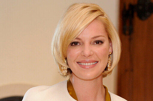 Katherine Heigl steht für 'Jenny's Wedding' vor der Kamera.
