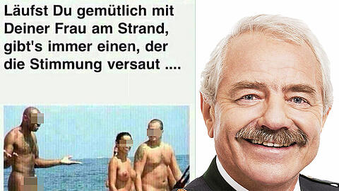 Wiesn-Stadtrat Otto Seidl und der Tweet des Anstoßes.