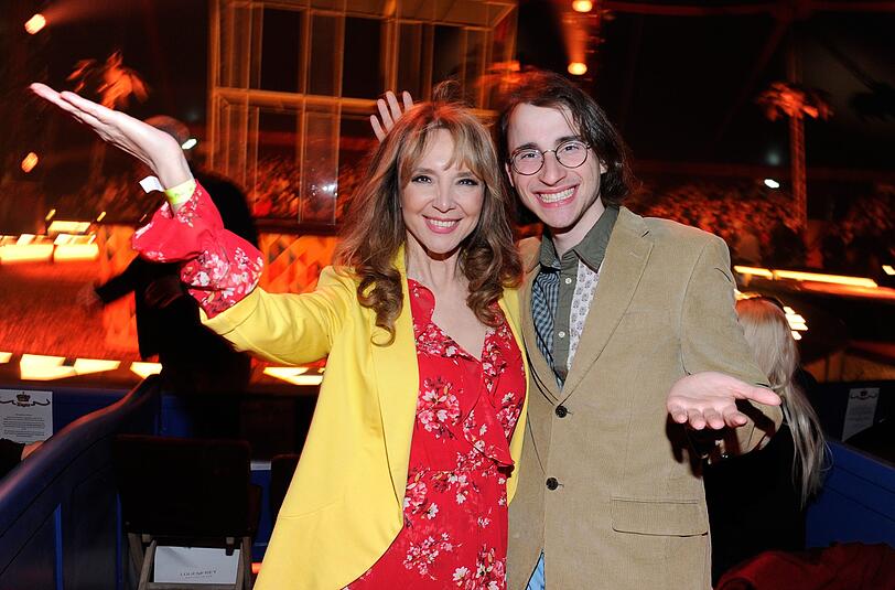 Cornelia Corba und Sohn Benjamin