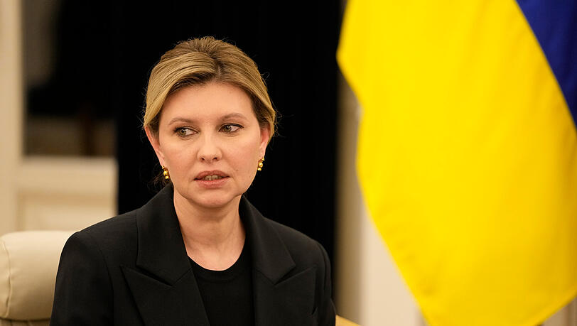 Olena Selenska, Ehefrau des ukrainischen Präsidenten Selenskyj.
