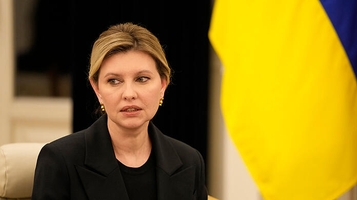 Olena Selenska, Ehefrau des ukrainischen Präsidenten Selenskyj.