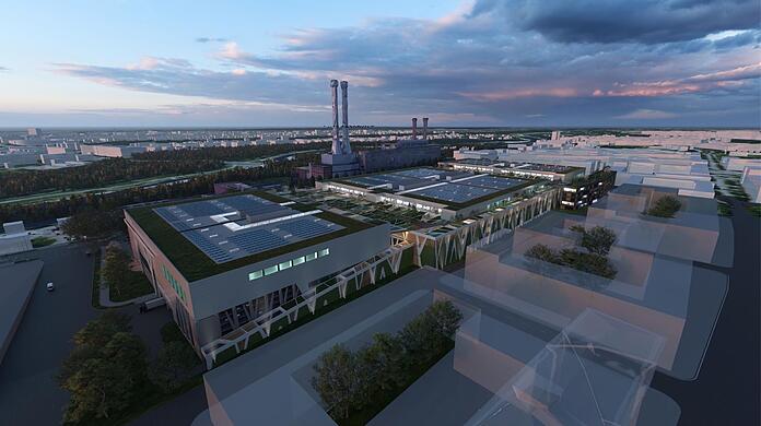Wieder eine neue Visualisierung für den Großmarkt in Sendling. In diesem Jahr hat der Investor Ralph Büschl Workshops mit den Händlern gemacht und die Pläne angepasst.
