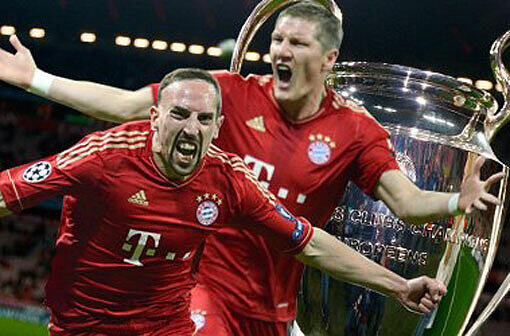 Franck Ribéry, Bastian Schweinsteiger und Arjen Robben sind für die FIFA-"Mannschaft des Jahres 2013" nominiert.