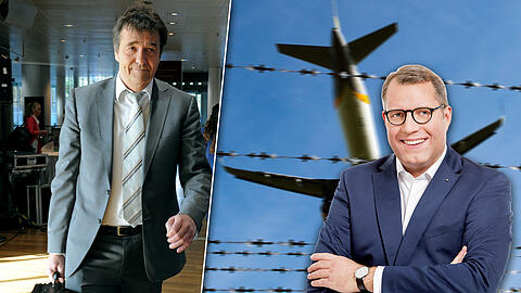 CSU-Fraktions-Vize Michael Kuffer (r.) ist mit der Abschiebepolitik des KVR unter Thomas Böhle (l.) unzufrieden.