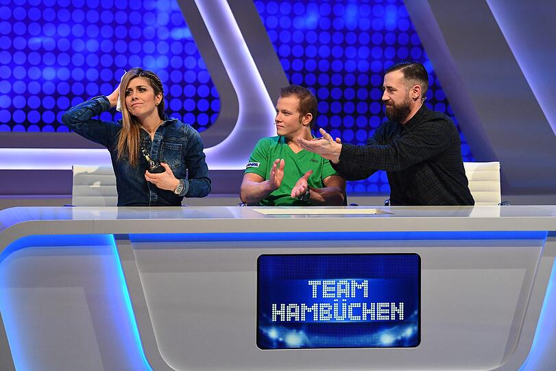 Panagiota Petridou kühlt sich die Beule