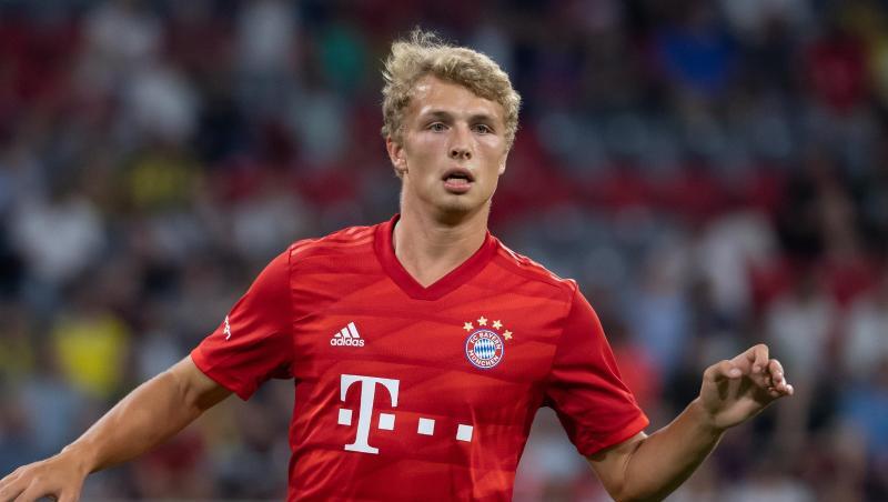 Fiete Arp von München während eines Spiels.