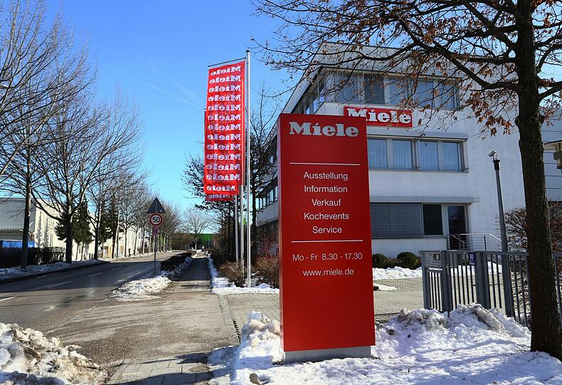 Die Dependance von Miele in München im Euro-Industriepark.