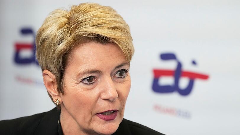 Großes Bedauern über US-Zölle: Bundespräsidentin Keller-Sutter. (Archivbild)