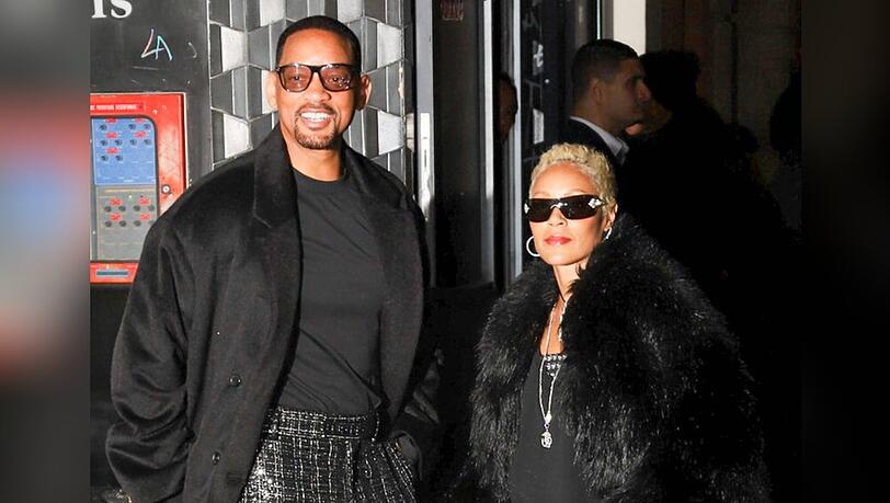Will Smith und Jada Pinkett Smith am Mittwoch in Paris. Will Smith und Jada Pinkett Smith am Mittwoch in Paris.