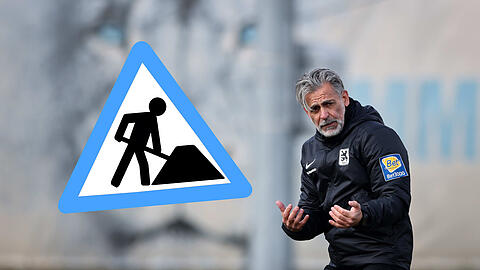 Wer packt an auf der Löwen-Baustelle? Maurizio Jacobacci sucht echte Malocher.