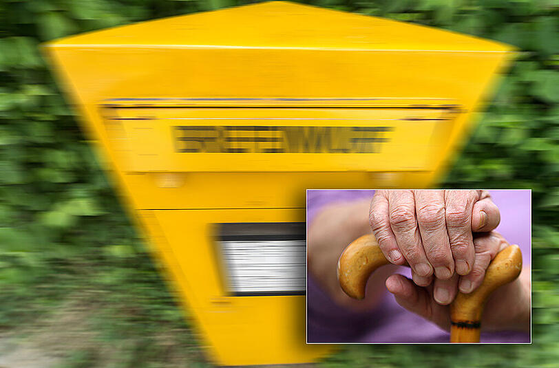 Erst wurde dem 90-jährigen Rentner beim Einwerfen der Briefe von einem unbekannten Mann Hilfe angeboten, später wurde er von ebendiesem ausgeraubt. (Symbolbild)