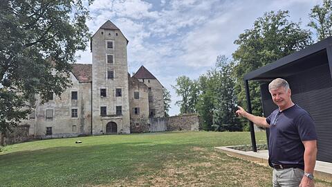 Die Hauptburg ist das Sorgenkind des Schlossbesitzers Roland Kaupa.