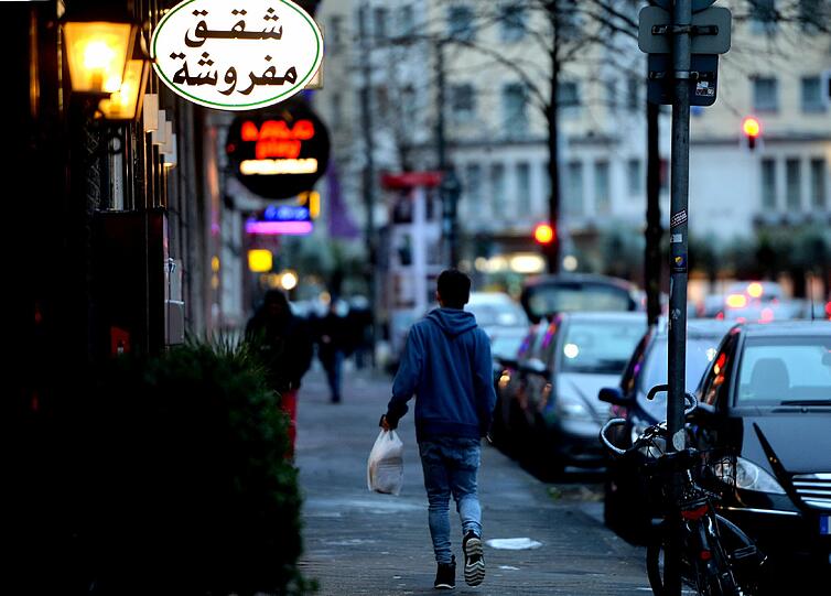 Das Maghreb-Viertel in Düsseldorf: In dem Stadtteil, der auch &bdquo;Klein-Marokko&ldquo; genannt wird, ist der Anteil an Zuwanderern nordafrikanischer Herkunft besonders hoch.