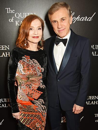 Isabelle Huppert und Christoph Waltz