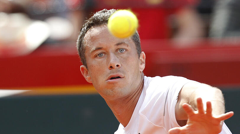Erst nach fünf Sätzen musste sich Philipp Kohlschreiber dem Spanier David Ferrer geschlagen geben.