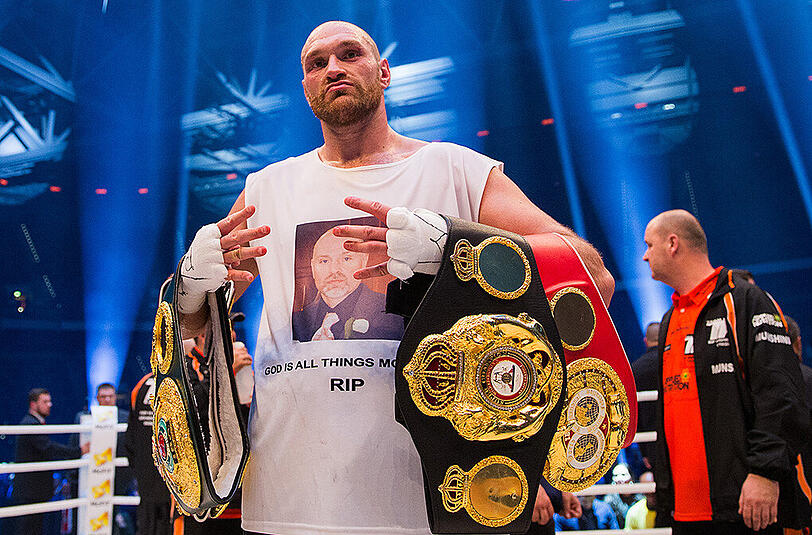 "Ich habe den Mann geschlagen, den niemand schlagen konnte. Ich bin Tyson Fury, der Gypsy King. Die Leute sollten zu mir aufschauen, ich bin ein gutes Vorbild."