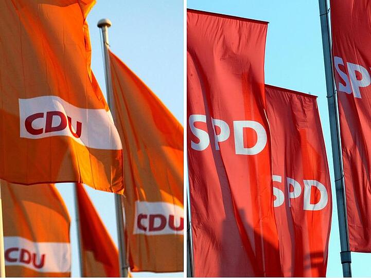 Bei einer Bundestagswahl käme die Union derzeit auf 29 Prozent - die SPD steht bei 16 Prozent.