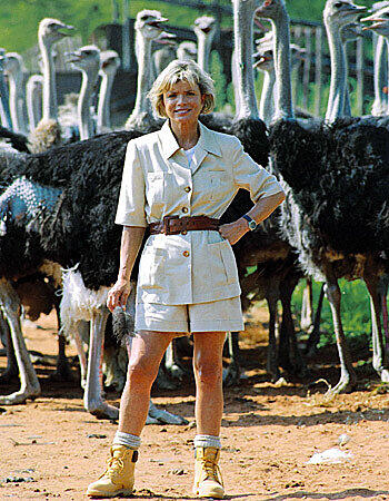 Christine war Tierärztin und auch schon mal in Südafrika.
