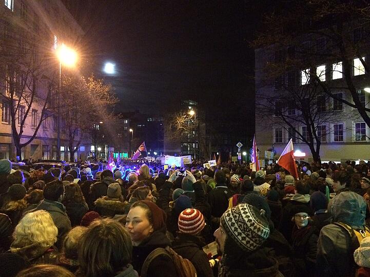 Weitere Bilder von der Demonstration.