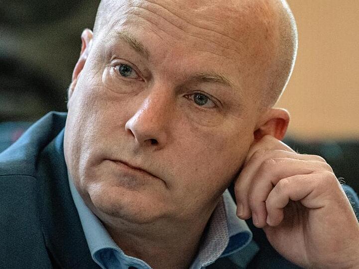 Joachim Wolbergs, der suspendierte Regensburger Oberbürgermeister. Foto: Armin Weigel/Archivbild