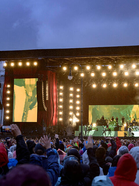 Künftig soll es mehr Open-Air-Konzerte auf dem Münchner Königsplatz geben.(Archivbild)