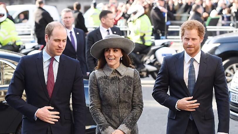 Prinz William, Herzogin Kate und Prinz Harry Prinz William, Herzogin Kate und Prinz Harry