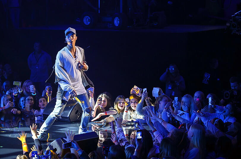 Justin Bieber hat die Olympiahalle zum Kochen gebracht. (Archivfoto)