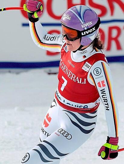 Vonns Konkurrentin in diesem Jahr? Viktoria Rebensburg.