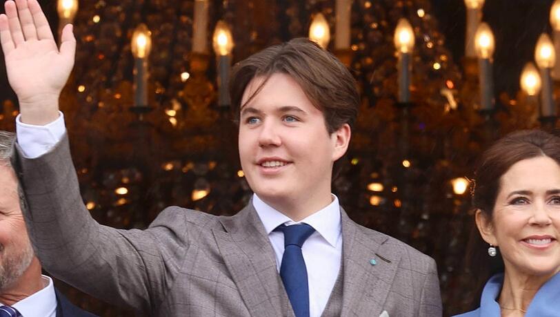 Aus Prinz Christian wurde am 14. Januar Kronprinz Christian.