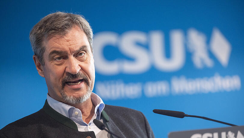 Ist stolz aufs Berliner CSU-Team: Parteichef Markus Söder. Ist stolz aufs Berliner CSU-Team: Parteichef Markus Söder.
