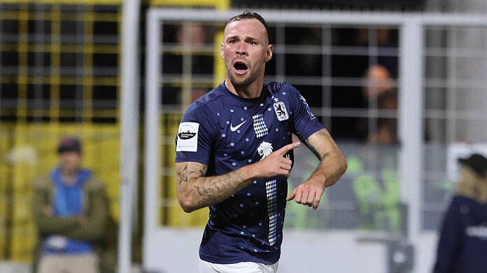 Lange hats gedauert, jetzt hat er getroffen: Löwen-Stürmer Patrick Hobsch feierte seinen ersten Ligatreffer im Trikot des TSV 1860.