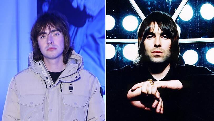 Gene Gallagher (li.) sieht der j&uuml;ngeren Version seines Vaters sehr &auml;hnlich.