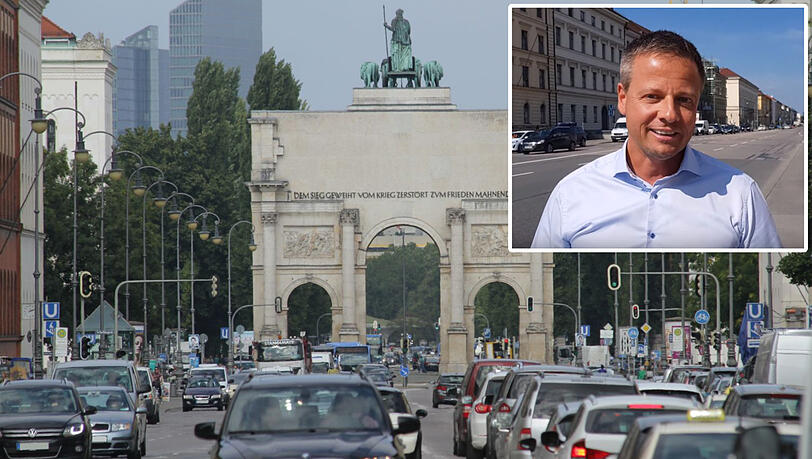 Ab 2021 soll ein Radlschnellweg auch auf der Ludwigstraße verlaufen. Für den Weg sollen insgesamt etwa 900 Parkplätze wegfallen. Ab 2021 soll ein Radlschnellweg auch auf der Ludwigstraße verlaufen. Für den Weg sollen insgesamt etwa 900 Parkplätze wegfallen.
