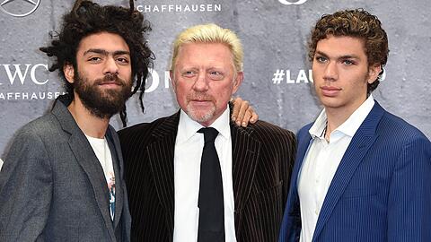 Boris Becker hat im Gefängnis Besuch von  Noah und Elias bekommen.
