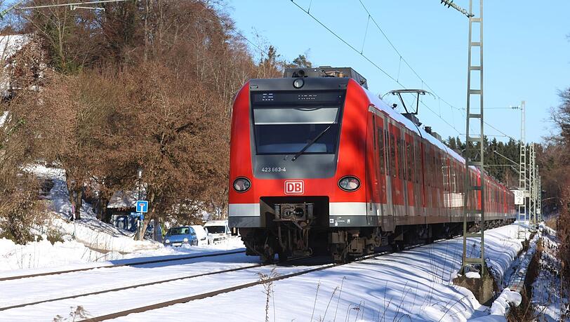 Die S-Bahnen in München verkehren nach einem Notfahrplan.