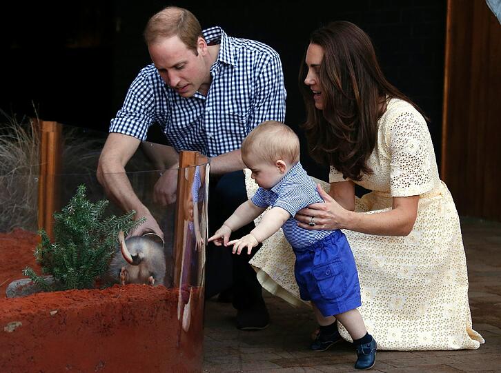 Sehen Sie hier weitere Bilder vom royalen Osterausflug.