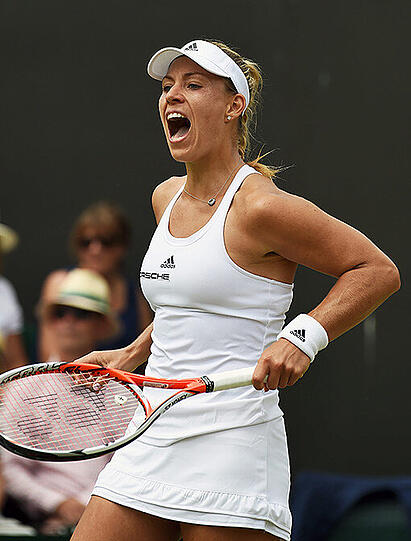 Mit dem Selbstbewusstsein einer Australian-Open-Siegerin, Defensivkünsten und Konstanz verdiente sich Angelique Kerber ihren Platz unter den besten Acht.